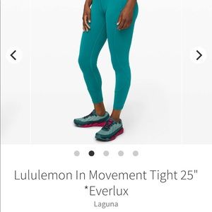 lululemon athletica In Movement Tight 25”